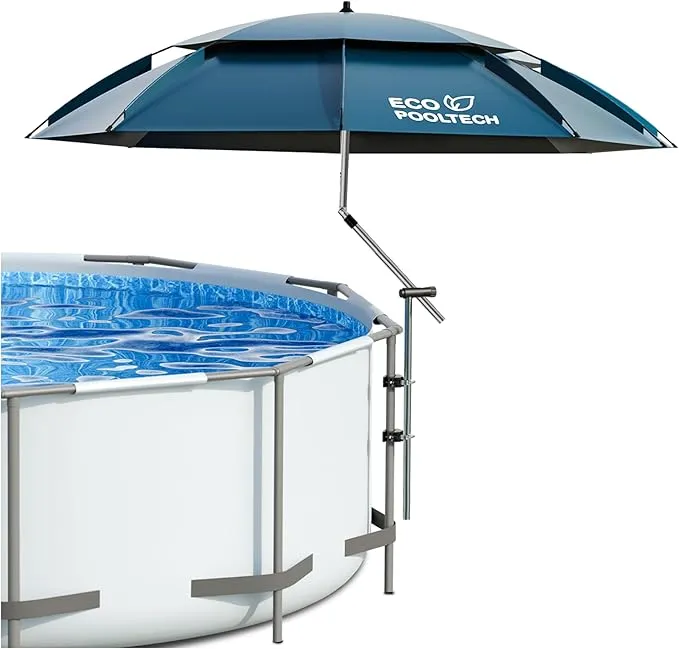 ECOPOOLTECH 7′ Above Ground Pool Umbrellas